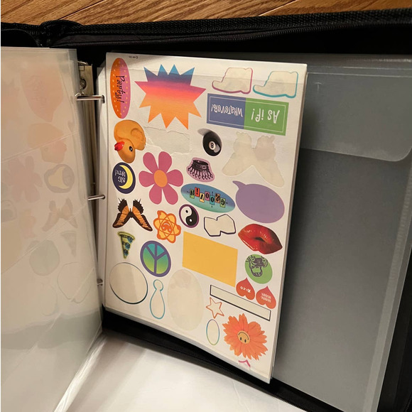 Create A Bag Generations Journaling Supplies Clear Plastic Insert Zippered Tote - Picture 8 of 8